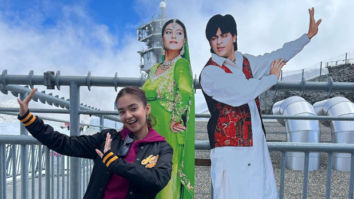 Anushka Sen vacations in Switzerland; shares this iconic photo with DDLJ poster at Mount Titlis