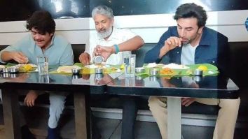 Ranbir Kapoor enjoys South Indian food the authentic way with Brahmastra co-star Nagarjuna and RRR maker SS Rajamouli