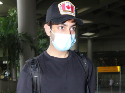 Agastya Nanda spotted at the airport in all-black look