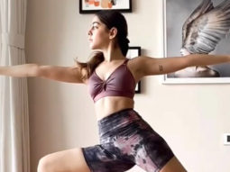 Alaya F flaunts her flexibility skills