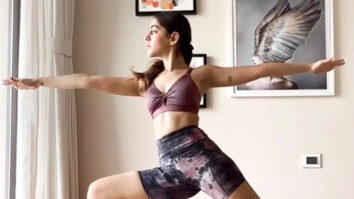 Alaya F flaunts her flexibility skills