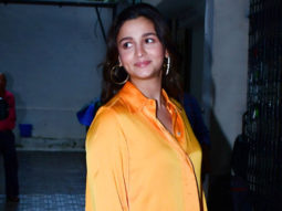 Alia Bhatt look the cutest in an oversized orange shirt