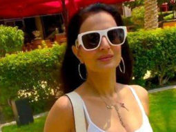 Ameesha Patel enjoys a peaceful stroll in Bahrain