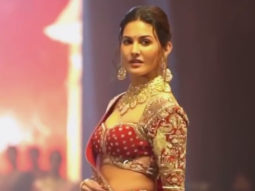 Amyra Dastur looks ramp ready in red lehenga