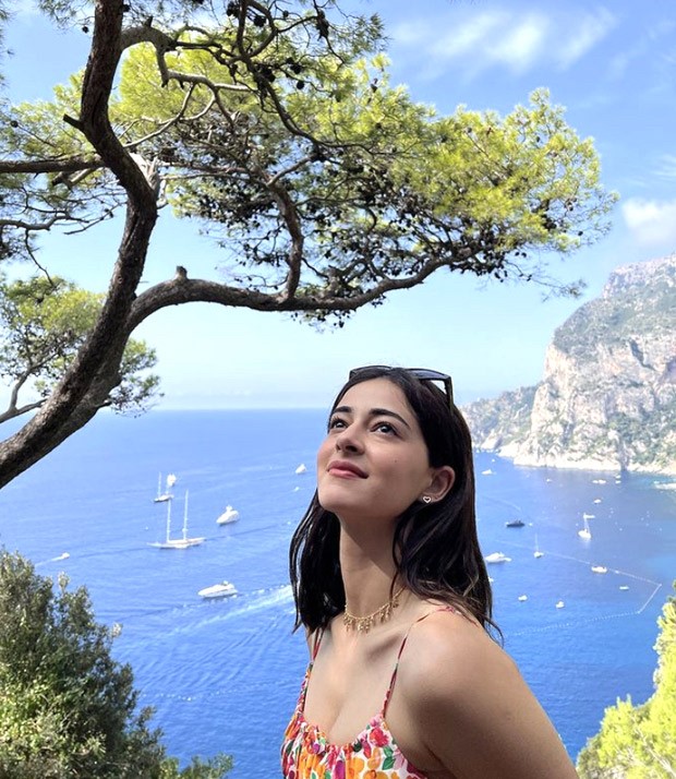 Ananya Panday enjoys lemon sorbet in a floral printed mini dress during her Italy vacation Ananya Panday enjoys lemon sorbet in a floral printed mini dress during her Italy vacation