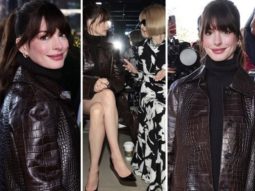 Anne Hathaway Channels Her ‘Devil Wears Prada’ Character at Michael Kors Show