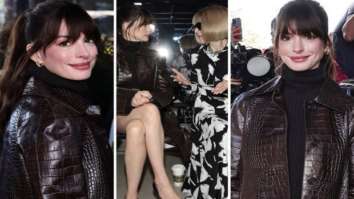 Anne Hathaway Channels Her ‘Devil Wears Prada’ Character at Michael Kors Show