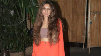 Anusha Dandekar rocks a bright orange outfit