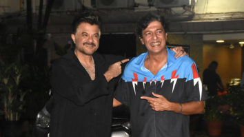 Birthday boy Chunky Pandey poses along with Anil Kapoor
