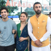 Brahmastra: Ranbir Kapoor, Alia Bhatt and Ayan Mukerji stopped by Bajrang Dal from entering Ujjain temple; police charge protesters 