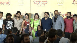 Cast of Banaras at the trailer launch: Zaid Khan, Sonal Monteiro | Jayatheertha | B. Ajaneesh Loknath