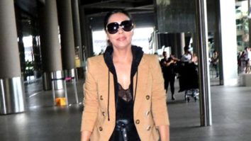 Gauri Khan smiles at paps as she slays the airport look