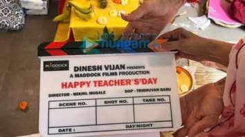 On the set of the movie Happy Teacher’s Day
