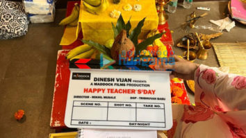 On the set of the movie Happy Teacher’s Day
