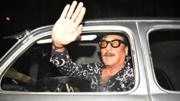 Jackie Shroff pulls off a funky black shirt at Chunky Pandey’s party