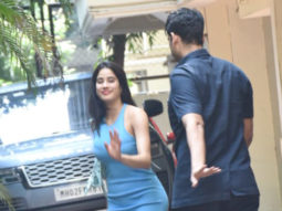 Janhvi Kapoor snapped in a hurry