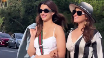 It’s a walk day for the Sanon sisters, Kriti Sanon and Nupur Sanon