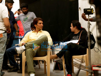 On the sets of the movie Kahani Rubber Band Ki