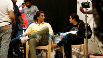 On the sets of the movie Kahani Rubber Band Ki