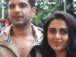 Karan Kundrra and Tejasswi Prakash look adorable in twinning outfits