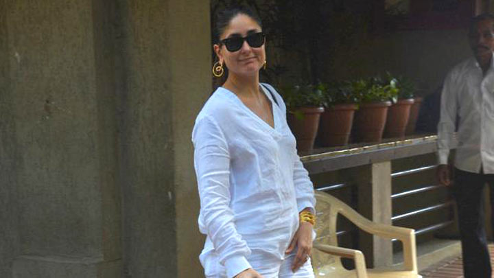 Kareena Kapoor Khan rocks the all-white outfit as she gets clicked