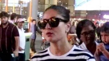 Kareena Kapoor and Saif Ali Khan snapped at the airport with their kids