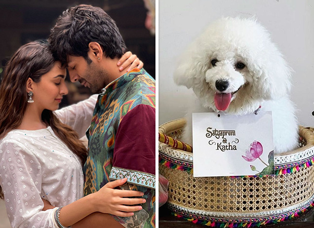 Kartik Aaryan gets best wishes from his pet dog Katori for Satyaprem Ki Katha shoot, see adorable photos Kartik Aaryan gets best wishes from his pet dog Katori for Satyaprem Ki Katha shoot, see adorable photos