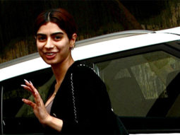 Khushi Kapoor snapped post workout session