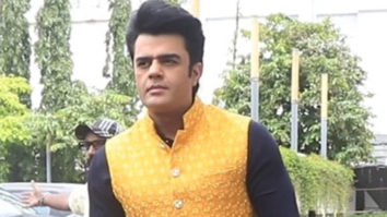 Maniesh Paul gets clicked in dhoti kurta