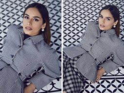 Manushi Chhillar nails fall fashion with her checkered Dior outfit
