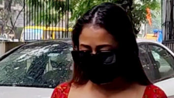 Neha Kakkar snapped in red flowy outfit