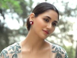 Nikita Dutta dazzles in a peach colored outfit