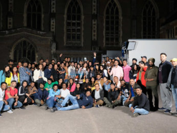 On the sets of the movie Nikita Roy And The Book of Darkness