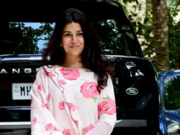 Nimrat Kaur snapped in floral outfit outside Maddock office
