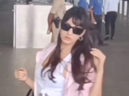 Nora Fatehi is a style icon for airport looks