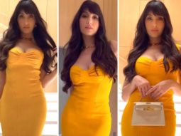 Nora Fatehi is all fired up in a gorgeous yellow body-con dress in her latest video