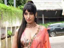 Nora Fatehi looks absolutely dazzling in a saree