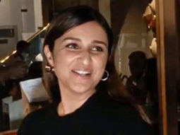Parineeti Chopra snapped at Mizu in black outfit