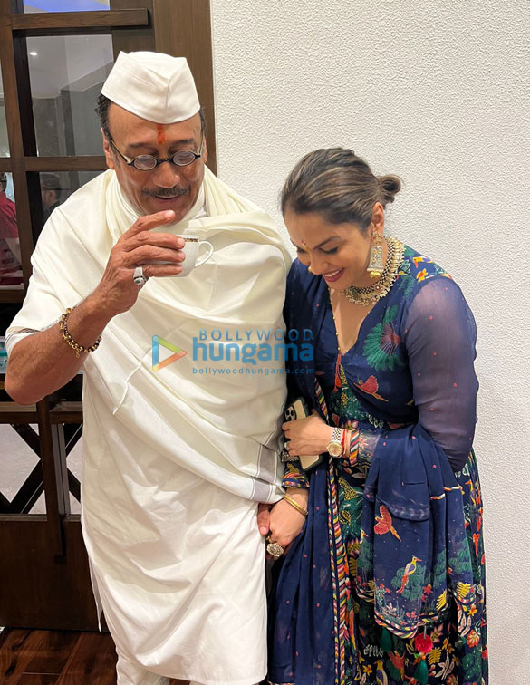photos celebs snapped at cm eknath shindes residence for ganpati 3