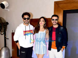 Photos: Darshan Kumar, Khushalii Kumar and Aparshakti Khurana snapped at Dhokha – Round D Corner promotions