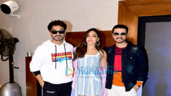 Photos: Darshan Kumar, Khushalii Kumar and Aparshakti Khurana snapped at Dhokha – Round D Corner promotions