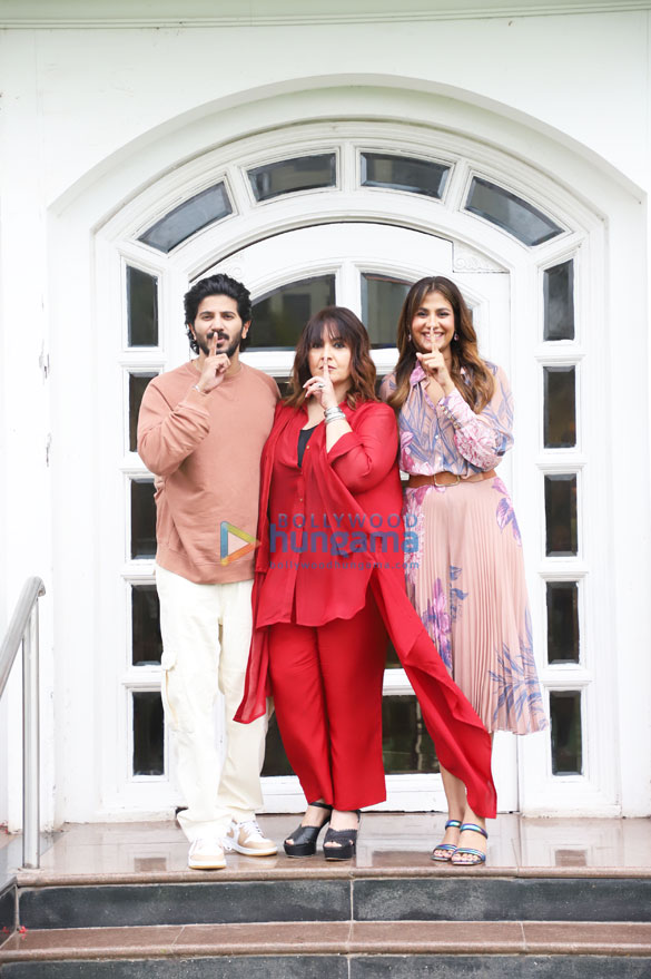 Photos: Dulquer Salmaan, Pooja Bhatt and Shreya Dhanwanthary promote Chup at Taj Lands End in Bandra Photos: Dulquer Salmaan, Pooja Bhatt and Shreya Dhanwanthary promote Chup at Taj Lands End in Bandra
