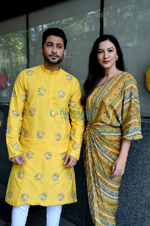photos gauahar khan and zaid darbar promote their song baarish mein tum in mumbai 6