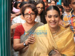 Photos: Kajol and Revathi visit Lalbaugcha Raja to seek blessings