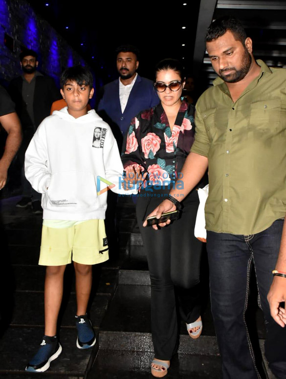 Photos: Kajol snapped with her son in Bandra