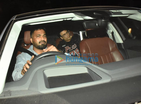 photos karan johar ayan mukerji and others snapped at ranbir kapoors house in bandra 3