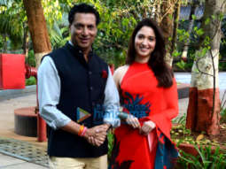 Photos: Madhur Bhandarkar and Tamannaah Bhatia snapped at special screening of Babli Bouncer at Film Division Auditorium in Mumbai