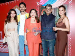Photos: Madhuri Dixit, Gajraj Rao, Ritwik Bhowmik, Barkha Singh and Srishti Shrivastava spotted promoting Maja Ma at Taj Lands End