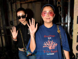 Photos: Malaika Arora and Amrita Arora snapped at their mother’s house in Bandra