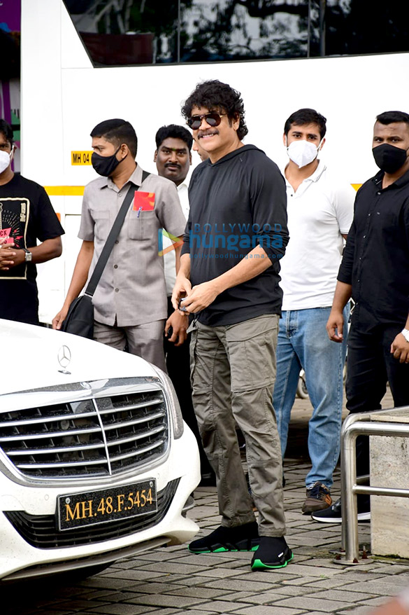 photos nagarjuna spotted at kalina airport 1
